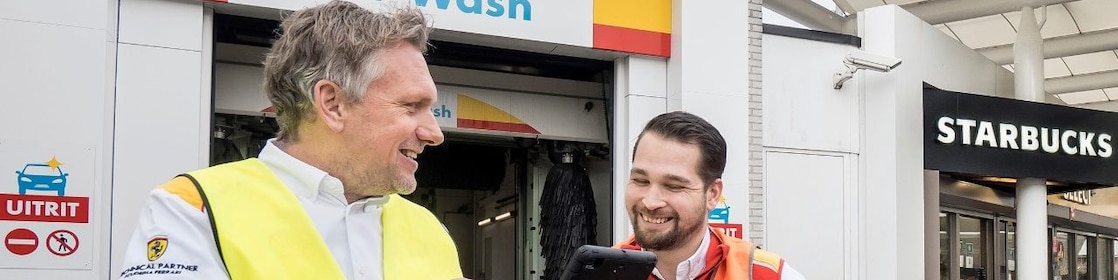 Werken op Shell-stations
